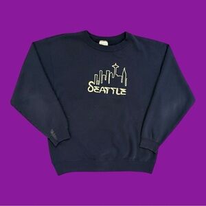 90s Seattle Crewneck Sweatshirt